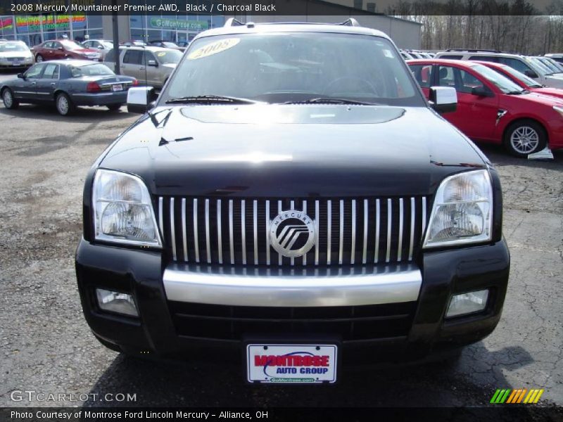 Black / Charcoal Black 2008 Mercury Mountaineer Premier AWD