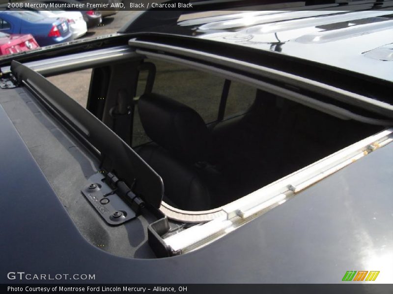 Black / Charcoal Black 2008 Mercury Mountaineer Premier AWD