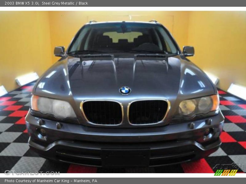 Steel Grey Metallic / Black 2003 BMW X5 3.0i
