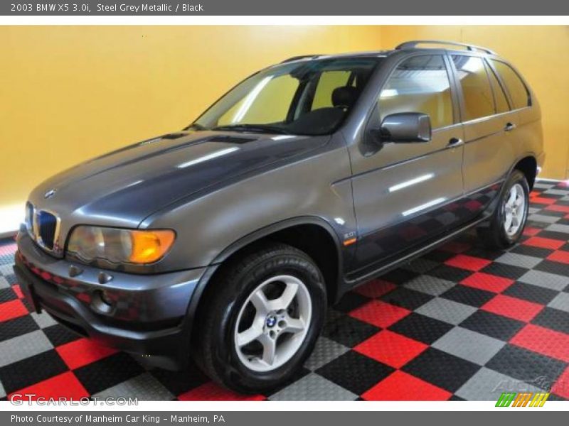 Steel Grey Metallic / Black 2003 BMW X5 3.0i