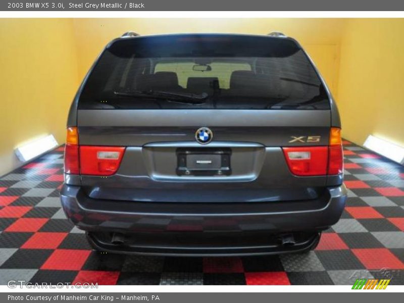 Steel Grey Metallic / Black 2003 BMW X5 3.0i