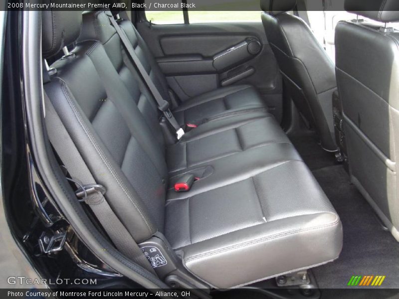 Black / Charcoal Black 2008 Mercury Mountaineer Premier AWD