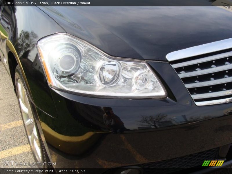 Black Obsidian / Wheat 2007 Infiniti M 35x Sedan