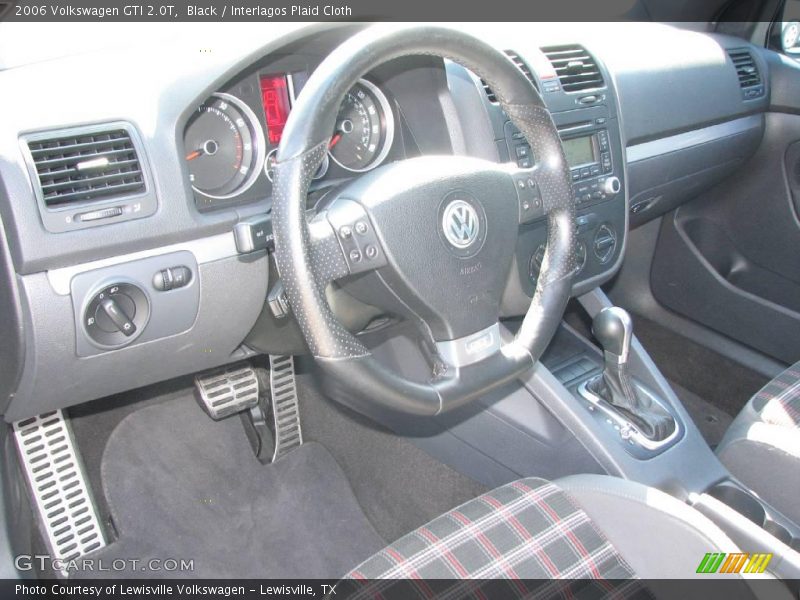 Black / Interlagos Plaid Cloth 2006 Volkswagen GTI 2.0T