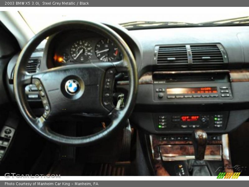 Steel Grey Metallic / Black 2003 BMW X5 3.0i