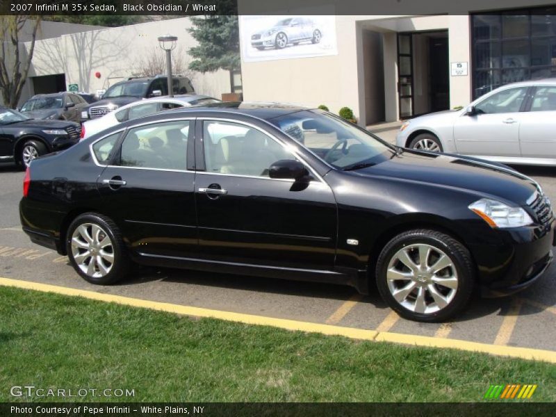 Black Obsidian / Wheat 2007 Infiniti M 35x Sedan
