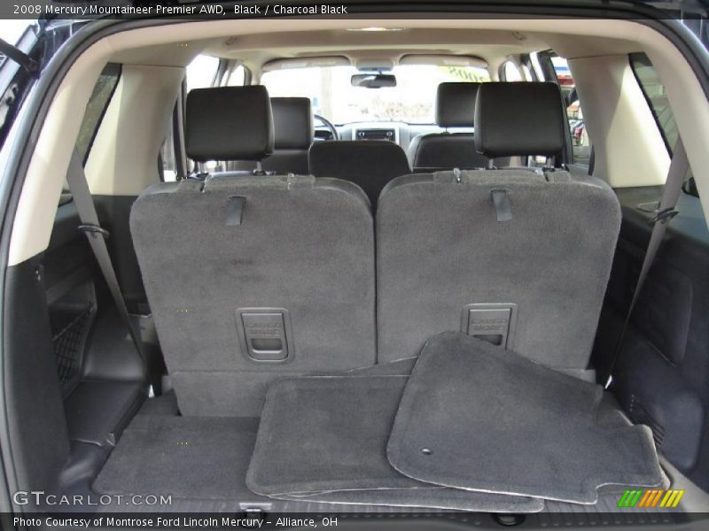 Black / Charcoal Black 2008 Mercury Mountaineer Premier AWD