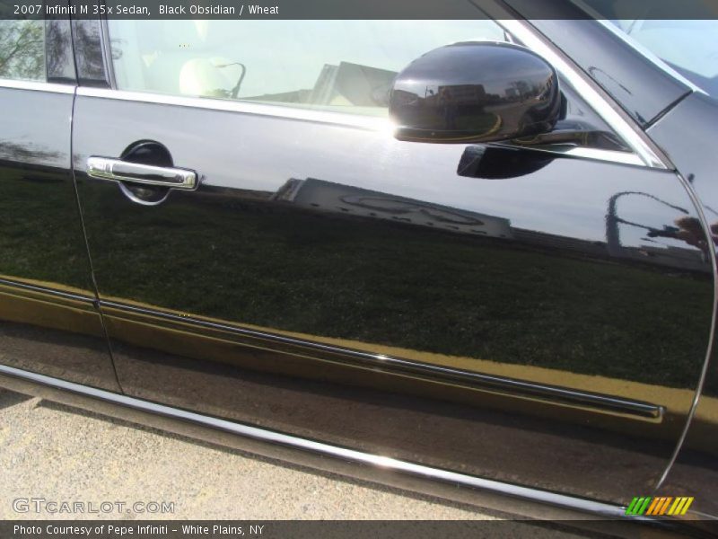 Black Obsidian / Wheat 2007 Infiniti M 35x Sedan