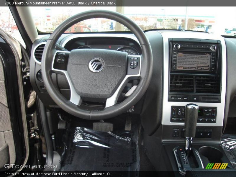 Black / Charcoal Black 2008 Mercury Mountaineer Premier AWD