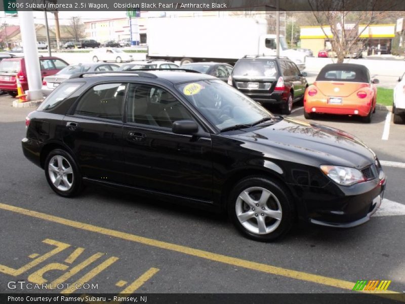 Obsidian Black Pearl / Anthracite Black 2006 Subaru Impreza 2.5i Wagon