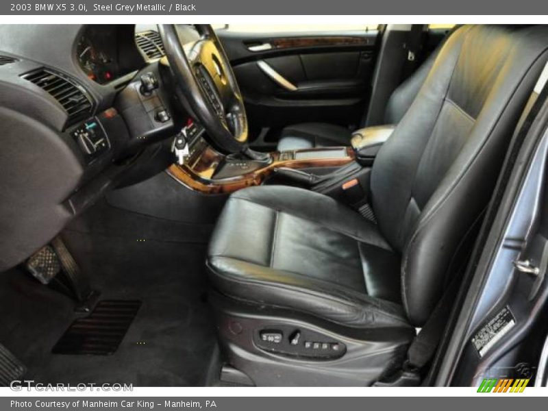 Steel Grey Metallic / Black 2003 BMW X5 3.0i