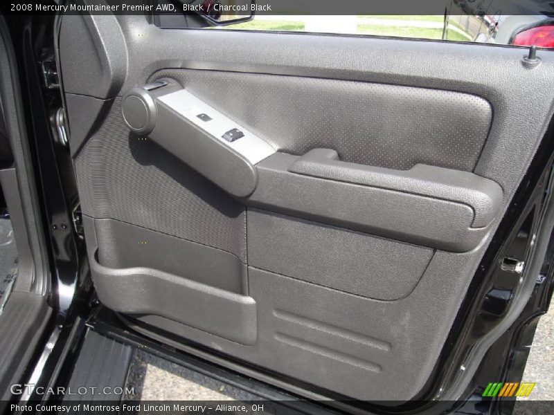 Black / Charcoal Black 2008 Mercury Mountaineer Premier AWD