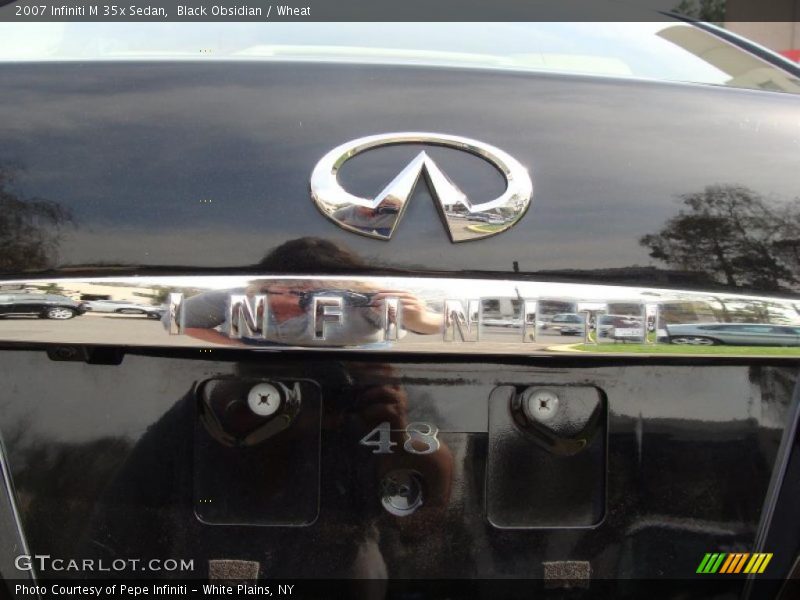 Black Obsidian / Wheat 2007 Infiniti M 35x Sedan