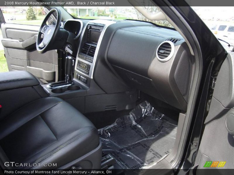 Black / Charcoal Black 2008 Mercury Mountaineer Premier AWD