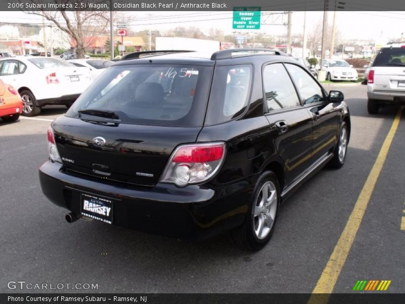 Obsidian Black Pearl / Anthracite Black 2006 Subaru Impreza 2.5i Wagon