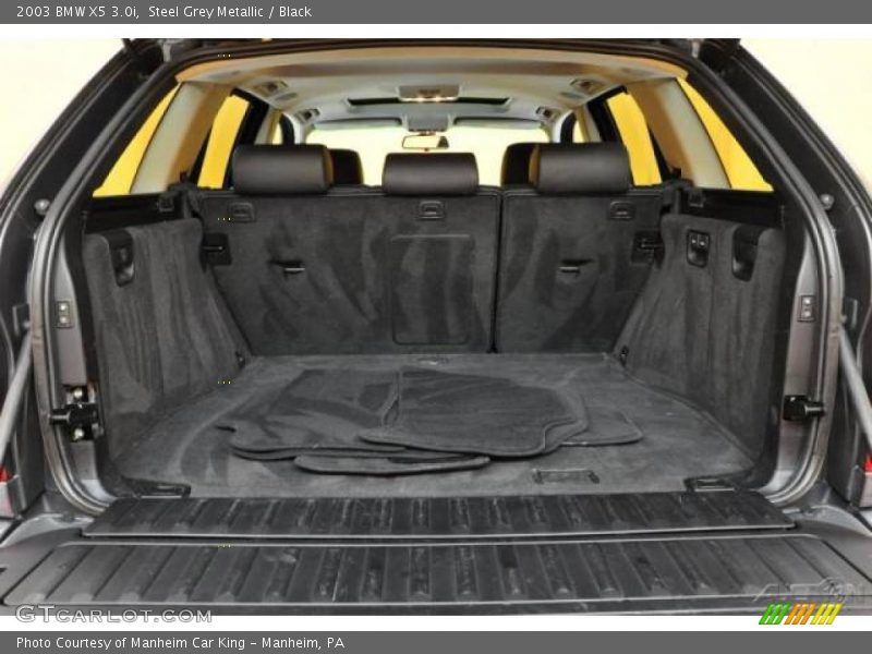 Steel Grey Metallic / Black 2003 BMW X5 3.0i
