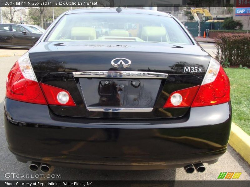 Black Obsidian / Wheat 2007 Infiniti M 35x Sedan