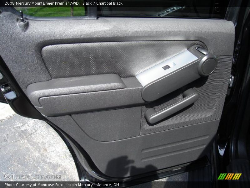 Black / Charcoal Black 2008 Mercury Mountaineer Premier AWD