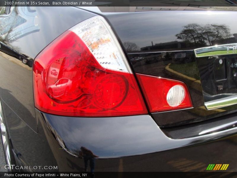 Black Obsidian / Wheat 2007 Infiniti M 35x Sedan