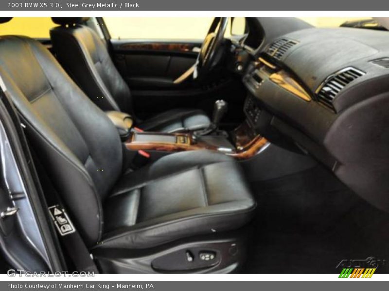 Steel Grey Metallic / Black 2003 BMW X5 3.0i