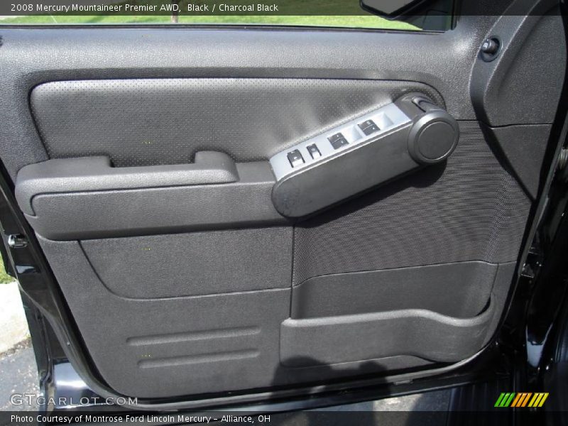Black / Charcoal Black 2008 Mercury Mountaineer Premier AWD