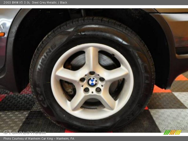 Steel Grey Metallic / Black 2003 BMW X5 3.0i