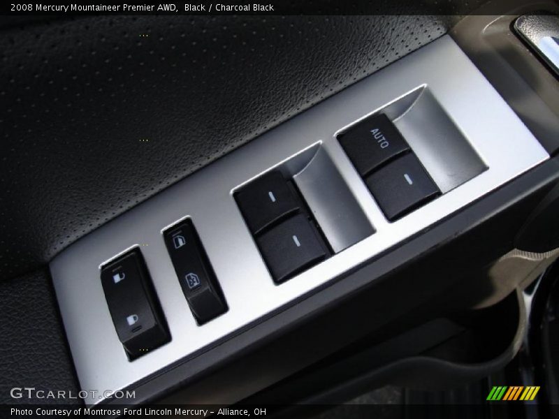 Black / Charcoal Black 2008 Mercury Mountaineer Premier AWD