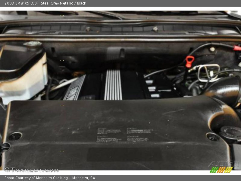 Steel Grey Metallic / Black 2003 BMW X5 3.0i