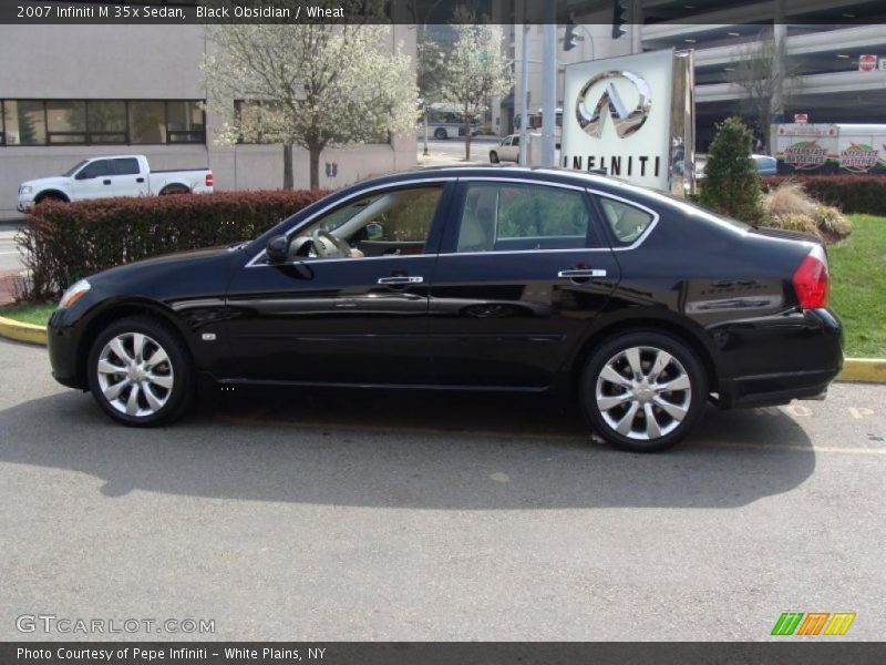 Black Obsidian / Wheat 2007 Infiniti M 35x Sedan