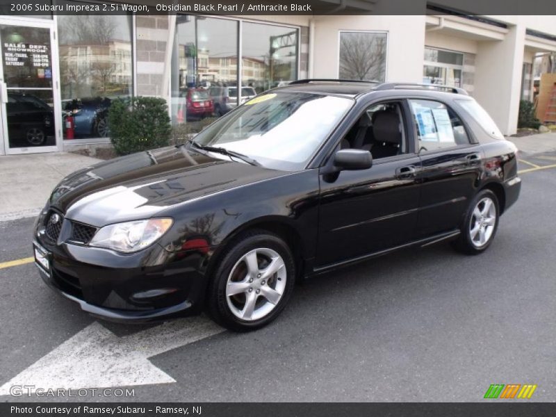 Obsidian Black Pearl / Anthracite Black 2006 Subaru Impreza 2.5i Wagon