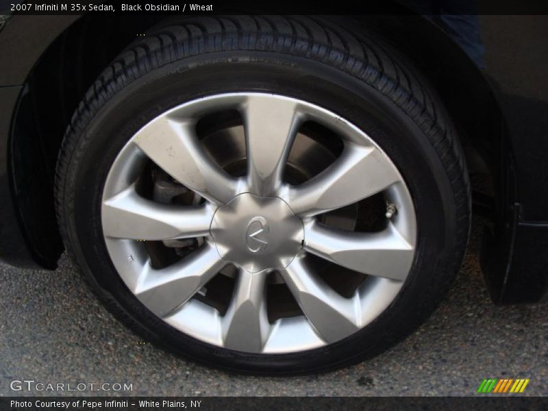 Black Obsidian / Wheat 2007 Infiniti M 35x Sedan