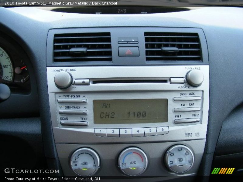 Magnetic Gray Metallic / Dark Charcoal 2010 Toyota Camry SE