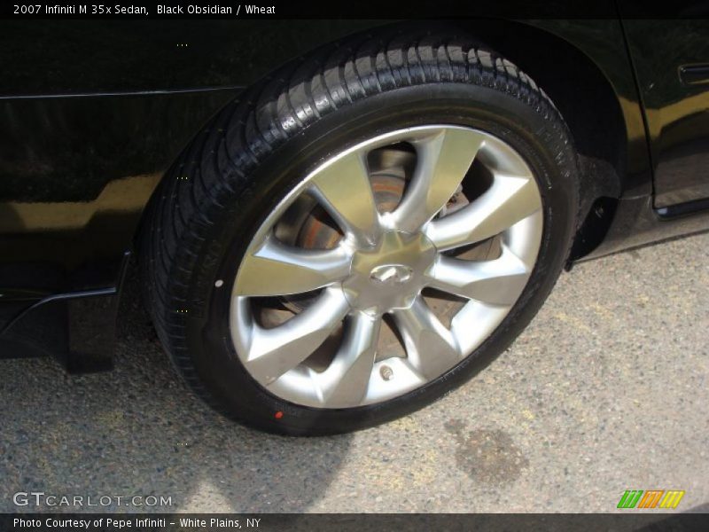 Black Obsidian / Wheat 2007 Infiniti M 35x Sedan