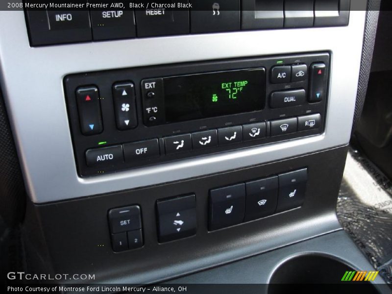 Black / Charcoal Black 2008 Mercury Mountaineer Premier AWD
