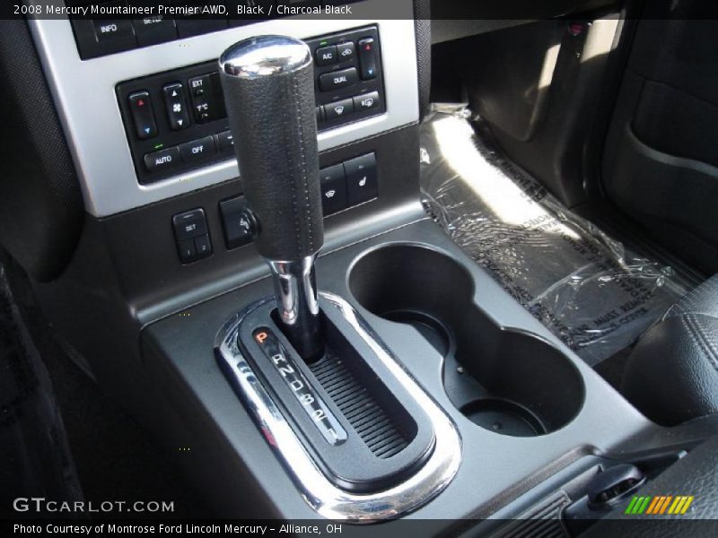 Black / Charcoal Black 2008 Mercury Mountaineer Premier AWD