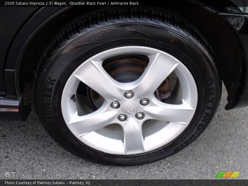 Obsidian Black Pearl / Anthracite Black 2006 Subaru Impreza 2.5i Wagon