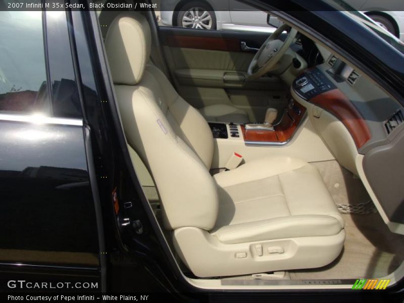 Black Obsidian / Wheat 2007 Infiniti M 35x Sedan