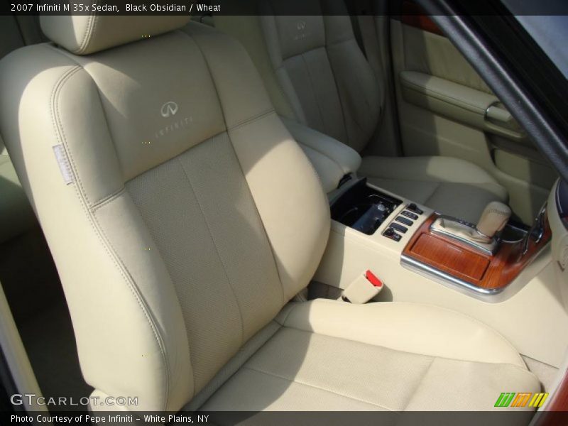 Black Obsidian / Wheat 2007 Infiniti M 35x Sedan