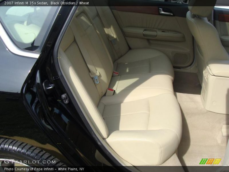 Black Obsidian / Wheat 2007 Infiniti M 35x Sedan