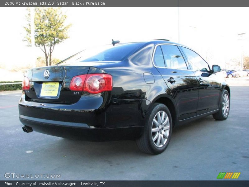 Black / Pure Beige 2006 Volkswagen Jetta 2.0T Sedan