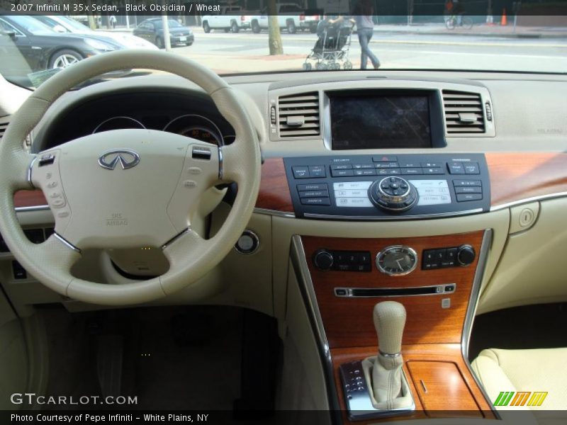 Black Obsidian / Wheat 2007 Infiniti M 35x Sedan