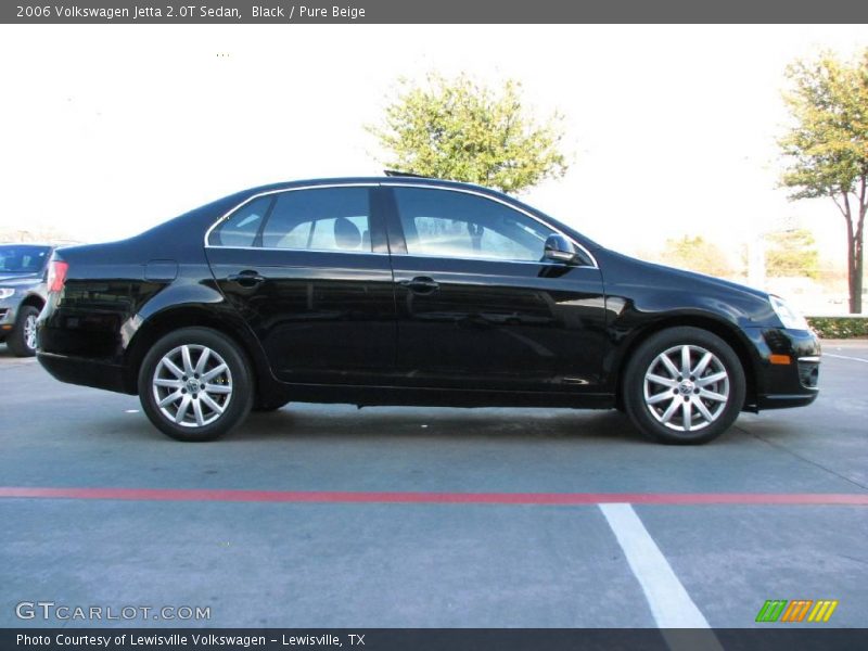 Black / Pure Beige 2006 Volkswagen Jetta 2.0T Sedan