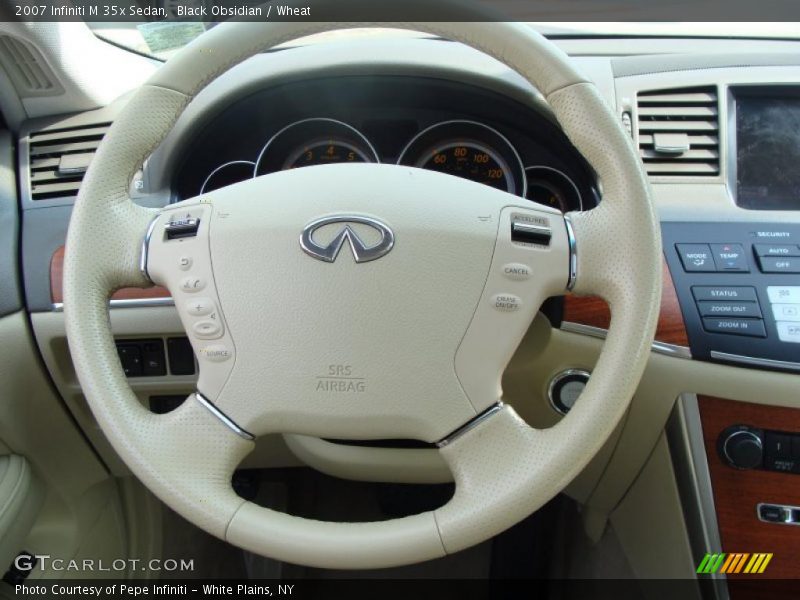 Black Obsidian / Wheat 2007 Infiniti M 35x Sedan