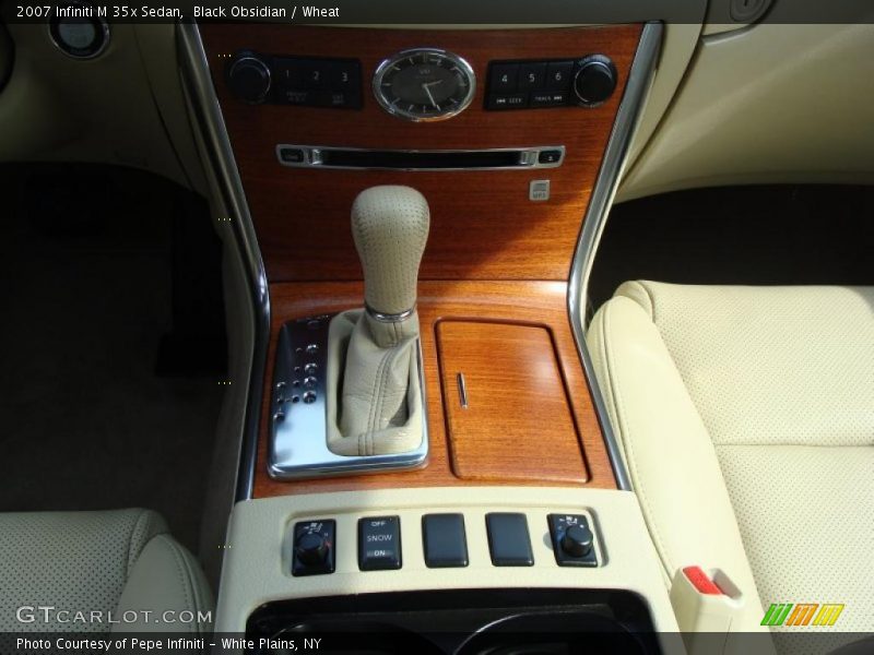 Black Obsidian / Wheat 2007 Infiniti M 35x Sedan