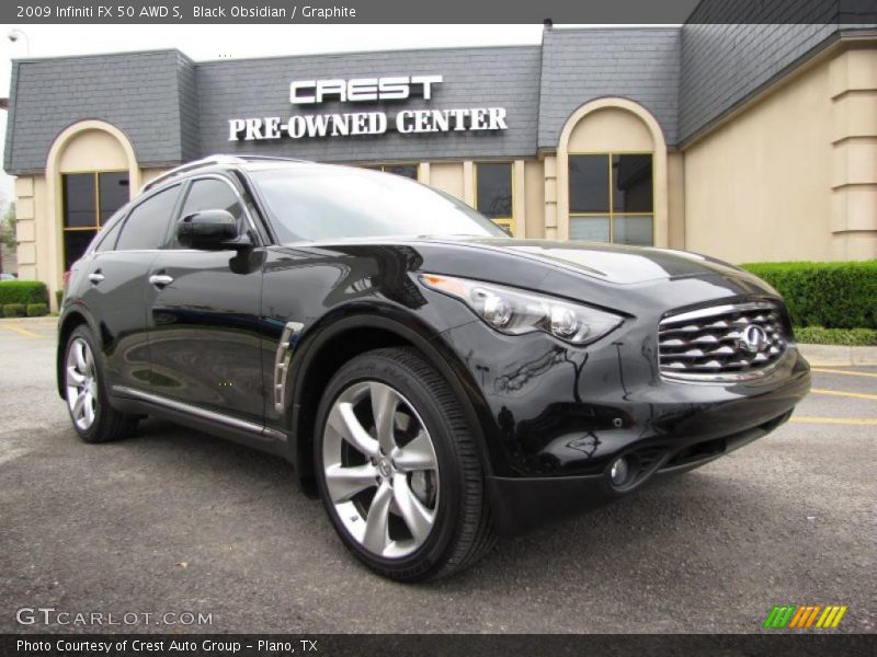 Black Obsidian / Graphite 2009 Infiniti FX 50 AWD S