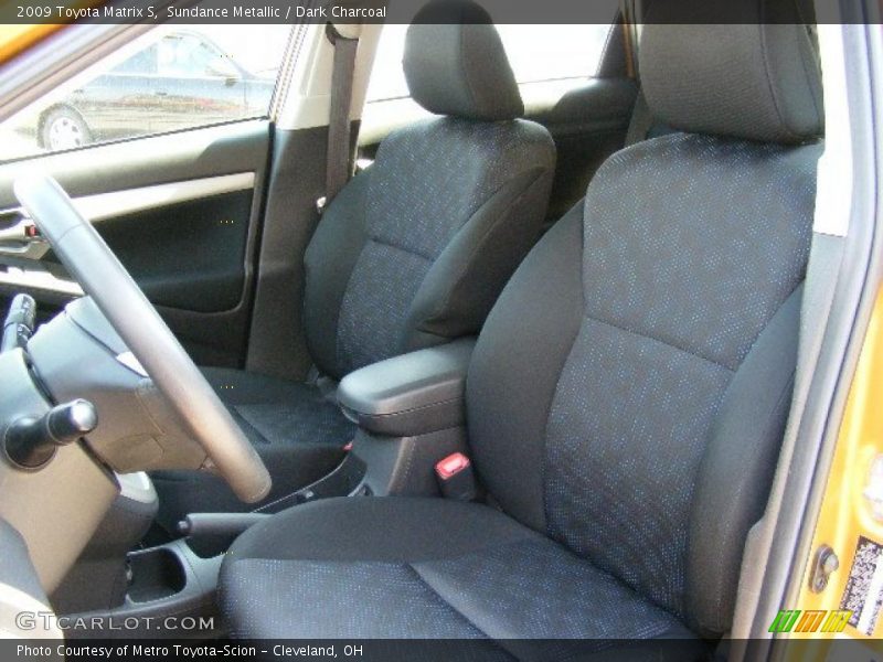 Sundance Metallic / Dark Charcoal 2009 Toyota Matrix S