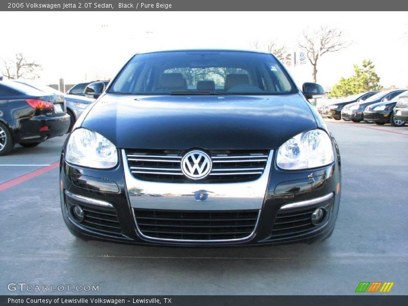 Black / Pure Beige 2006 Volkswagen Jetta 2.0T Sedan