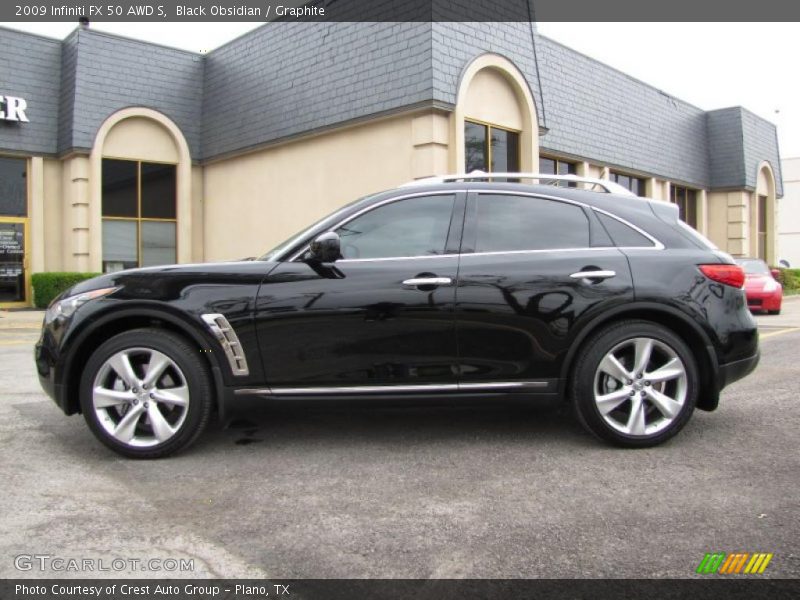 Black Obsidian / Graphite 2009 Infiniti FX 50 AWD S