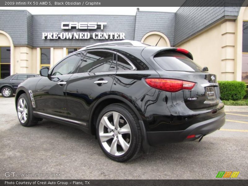 Black Obsidian / Graphite 2009 Infiniti FX 50 AWD S