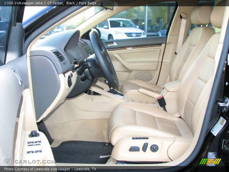 Black / Pure Beige 2006 Volkswagen Jetta 2.0T Sedan